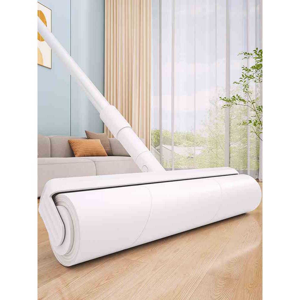 德国品质粘毛器滚筒长杆大号粘纸床上沾毛器地板吸头发神器可撕纸