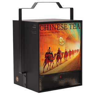 5七彩茶马古道-提篮礼盒红茶铁观音岩茶白茶高端茶叶礼品送礼包装