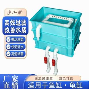 德国进口周转箱过滤鱼缸过滤箱小型龟缸自制滴流箱上滤过滤器