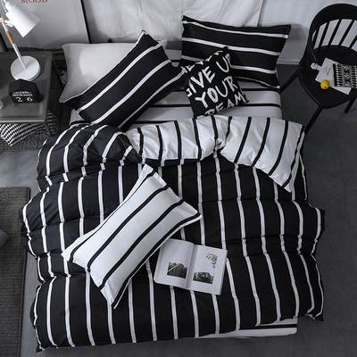 Cotton Bed sheets set quilt duvet cover bedding 4 sets床被套