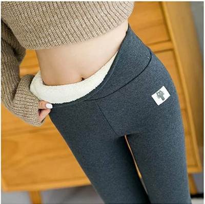 winter Fleece Women High Waist Leggings Warm Pants加绒打底裤