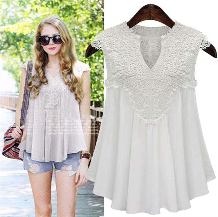 2020Plus size M-5XL summer women t-shirt ladies chiffon tops