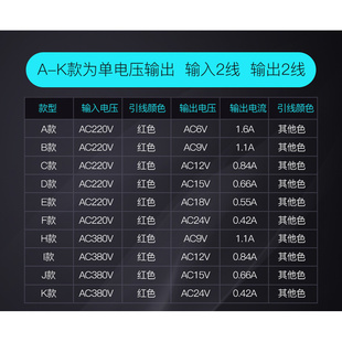 380V220V转6V9V12V15V18V24V单双组交流隔离 电源变压器10W