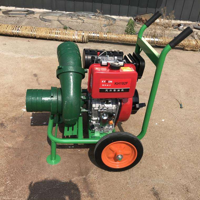 6寸农田灌溉抽水排水泵 移动发电抽水泵车 柴油抽水机离心泵