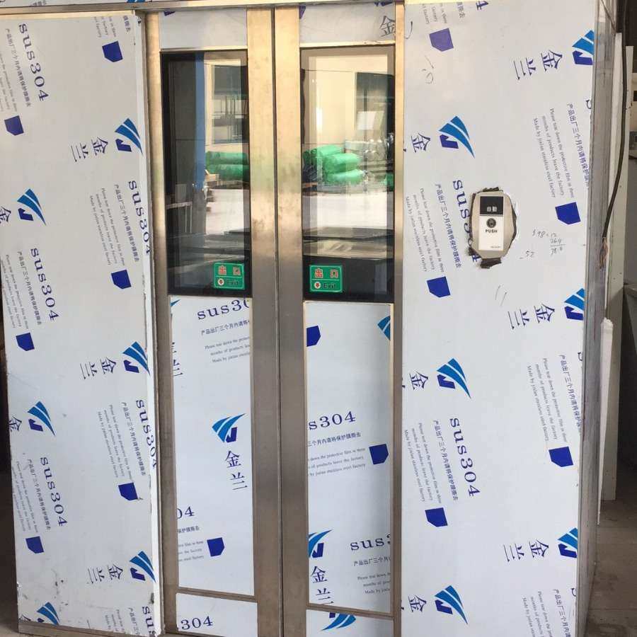 厂家生产 自动门风淋室 智能净化风淋室 双人三吹风淋室