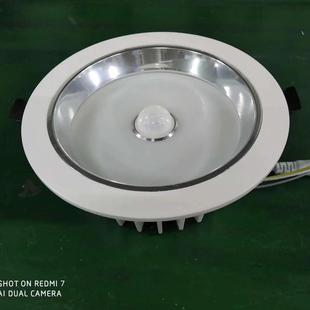 智能感应筒灯 过认证10W 15W 18W 筒灯 宽压100-240V人体感应筒灯