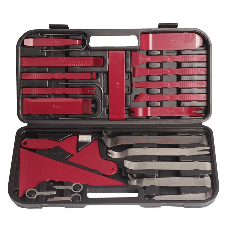 36件汽车音响内饰拆装门板仪表拆卸改装安装工具 刮板贴膜工具