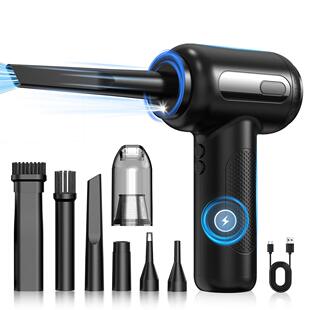 跨境新款清洁吸尘器车载吹吸一体充电无线键盘机箱吹尘无线吹尘器