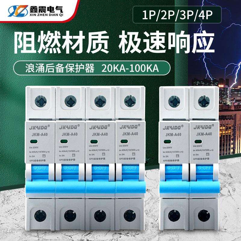 直供 SPD浪涌后备保护器前置开关4P 40KA电涌分断器防雷SCB