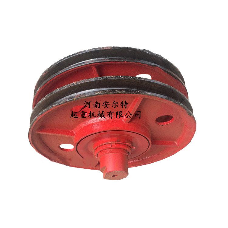 双梁天车吊钩滑轮片 起重机铸钢轮定滑轮组内轮片 10T吊钩滑轮片