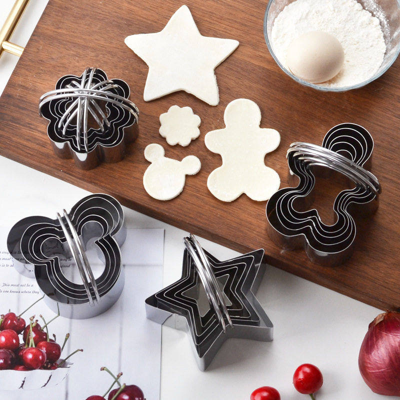 430不锈钢饼干模具5件套吊篮提手慕斯圈蛋糕模具花边切模烘焙工具,厨房/烹饪用具,烘焙模具,淘宝优惠券,粉丝福利购,淘宝优惠卷