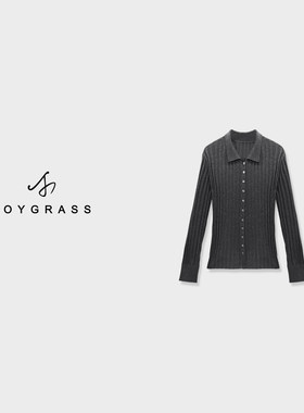 JOYGRASS【雪线织语·缎芒】通勤款针织衫Z-06957