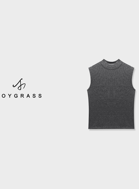 【雪线微光·缎芒】极简廓形针织衫Z-06932