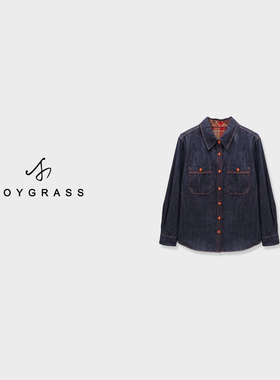 JOYGRASS【深锈纪事·工革】复古通勤外套W-06838