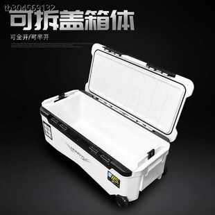 龙门新款路亚船钓矶钓冰箱钓箱冷藏箱户外钓鱼带轮保温时间长