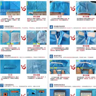 男无尘静电衣连体连帽全身女喷漆洁净养殖场 防尘工作服防护分体式