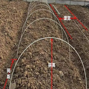 小拱棚支架菜棚保温棚花棚玻璃钢纤维杆实心农用温室蔬菜大棚骨架