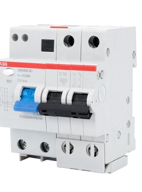 ABB漏电保护器GSH201 202 203 204空气开关1P+N空开2P断路器3P 4P