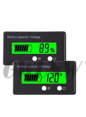 GC12 12V24V48V60V72V铅酸电池-电量显示器电瓶电量表-要自已设置