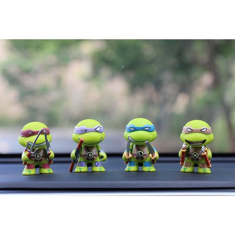 忍者神龟龟仙人仪表台可爱公仔网红汽车摆件车内卡通饰品装饰车载