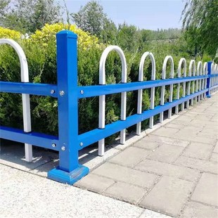 锌钢草坪护栏塑钢花园围栏市政园林绿化带花坛篱笆小栅栏隔离栏杆