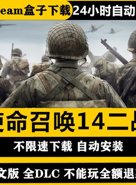 使命召唤14二战中文COD14整合暗影战争全PC电脑单机游戏送修改器