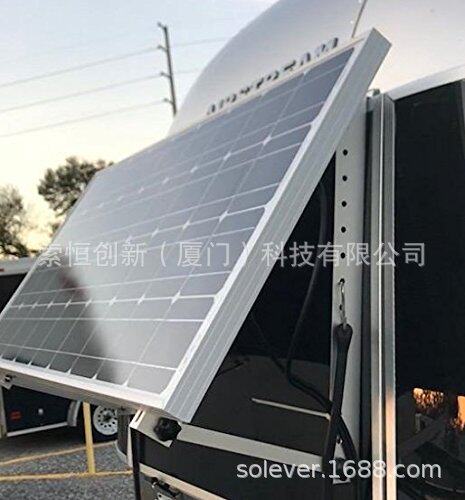 SOLRACK系列简易可栓挂式支架光伏太阳能板杆式支架150W