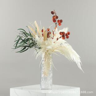 现代轻奢仿真花摆件样板房客厅茶几售楼处餐桌花瓶前台卫生间花艺