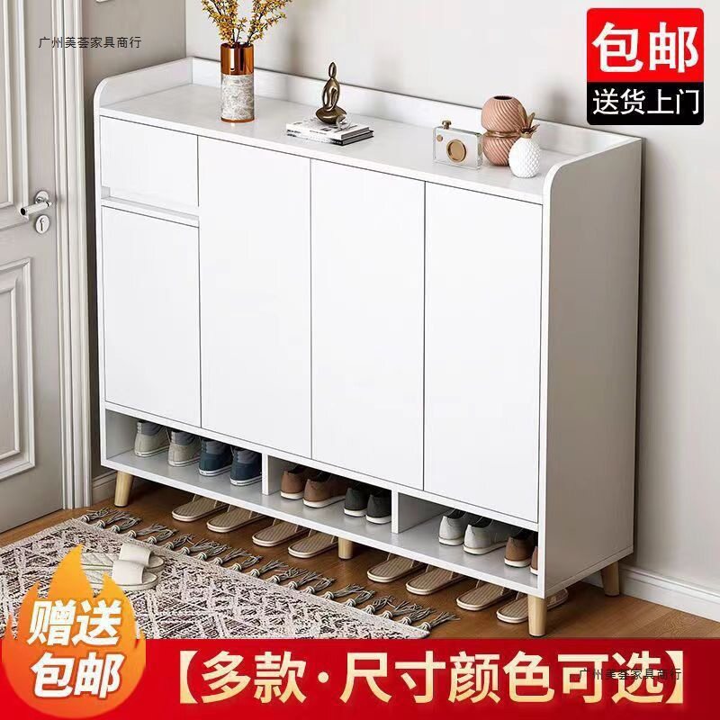 豪华玄关过道入户储物鞋柜