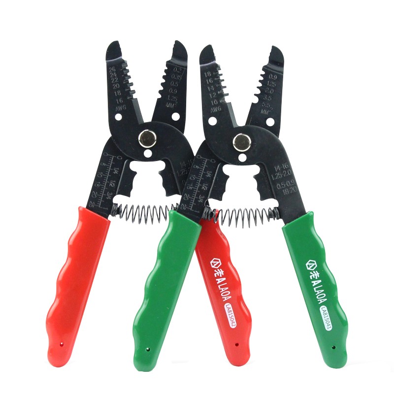 台湾产 老A7合1多功能剥线钳压线钳断线钳剪线钳压接工具0.9-5.5m