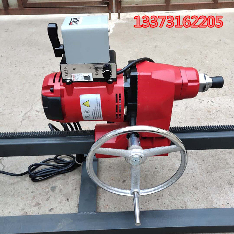 220v380v水钻顶管机小型注水顶眼机非开挖铺管机过路手持打孔钻机