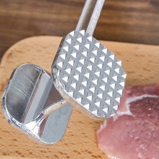 家用厨房敲肉锤牛排锤牛扒捶铝合金断筋器嫩肉双面打肉锤子松肉锤