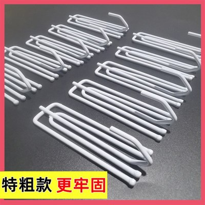 特粗窗帘挂钩轨道四爪钩扣环钩子配件辅料布带钩防锈喷漆布钩叉钩