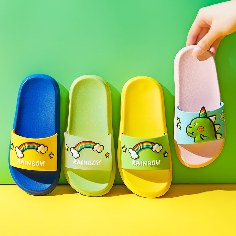 儿童凉拖鞋夏季女童居家用卡通可爱男童软L底防滑宝宝小童一字拖,童鞋/婴儿鞋/亲子鞋,儿童棉拖鞋,淘宝优惠券,粉丝福利购,淘宝优惠卷