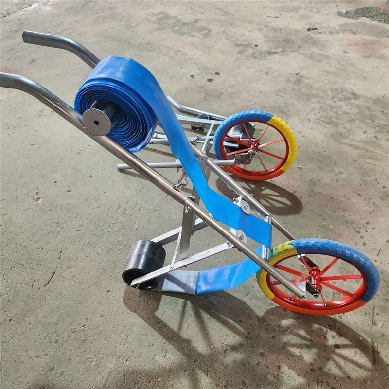 铺微喷带水带独轮小推车省力铺微喷带小车微喷带浇地神器浇水厂家