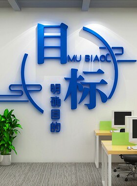公司会议室办公室励志标语墙贴教室学生工厂车间安全文化墙定制
