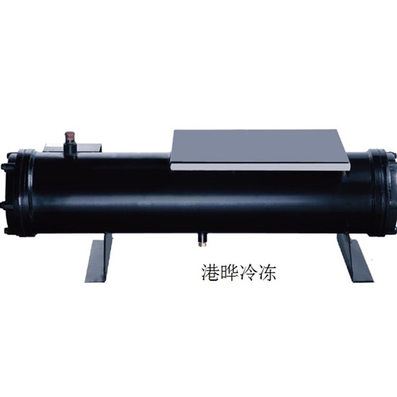2至60匹冷库机组水冷凝器空调水炮散热器壳O管式水冷冷凝器换热器