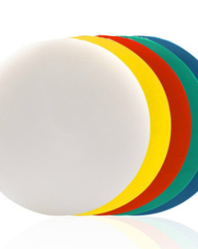 HT  45*10cm   圆形塑粘板  白色   弘毅  足尺