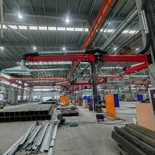 焊接车间有助环保排查吸气臂 吸烟罩支架 整理移动旋转悬臂送丝机