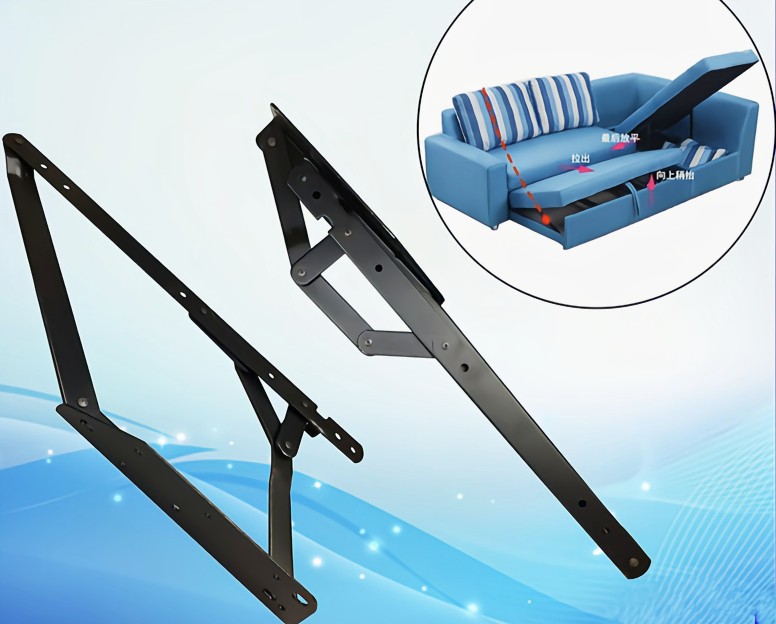 多功能五金沙发床配件床箱铰抽拉式活动铰抽屉式床铰沙发抽床件