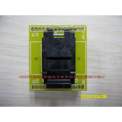 IC烧录座SOP-16SSOP-161.0MMIC51-0242-310-1测试座