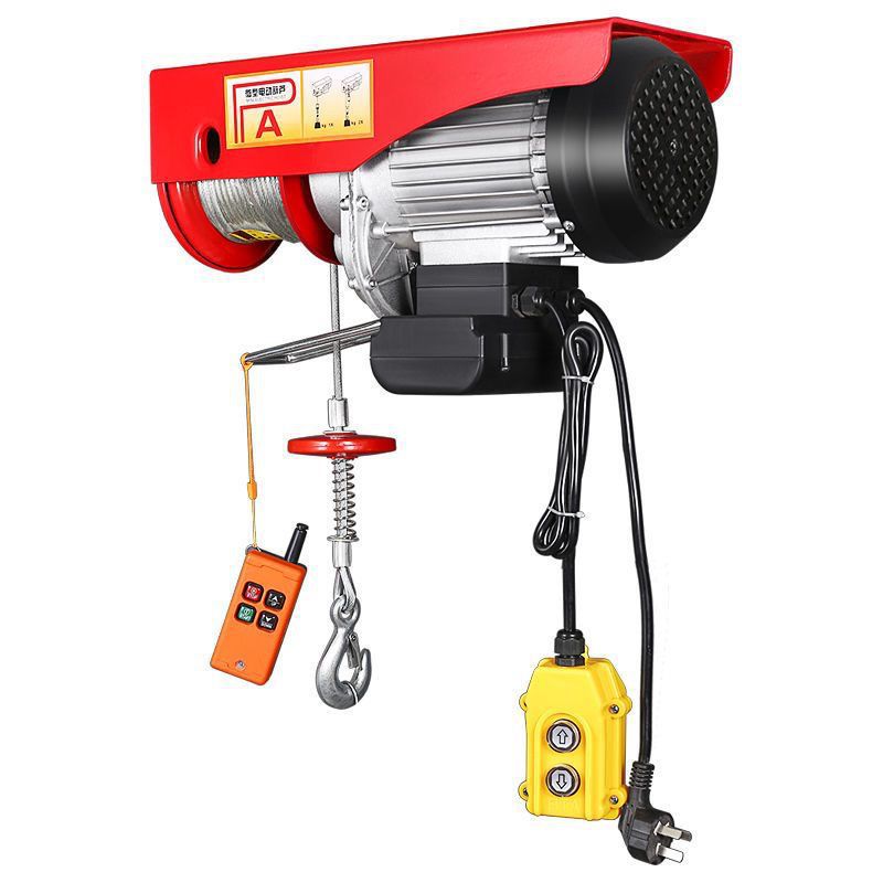 提升机小型家用建筑220v起重机上料机电动葫芦吊机装修卷扬机微型