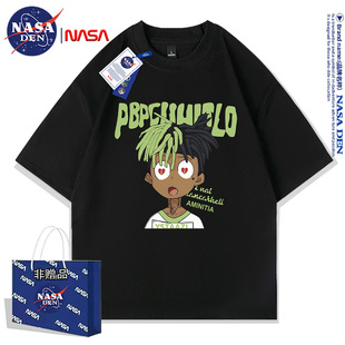 2026年夏季 T恤男女款 简约休闲印花体恤 重磅纯棉短袖 NASA联名美式