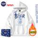 秋冬季 NASA联名美式 重磅加绒加厚卫衣男女款 潮牌百搭宽松连帽上衣
