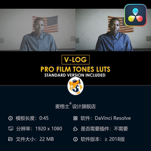 达芬奇专业电影胶片LUT调色预设与高级色彩风格合集