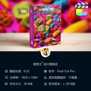 美食视频HDR电影感调色LUT合集 FCPX专用高动态范围色彩增强工具