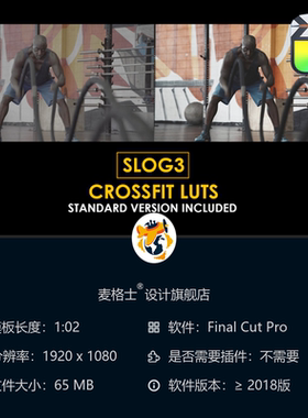 专业级Slog3电影调色预设与CanonArri风格LUT合集 FCPX专用版