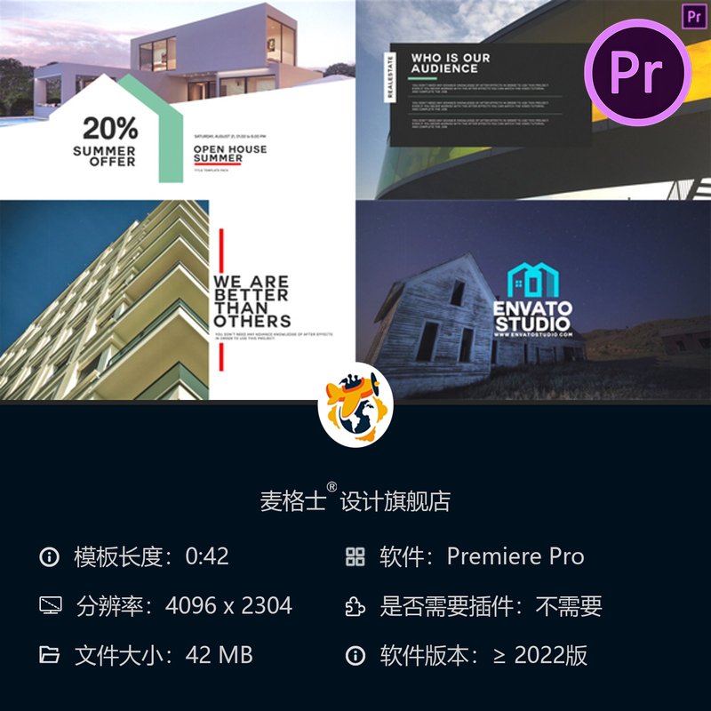 房地产广告PR模板现代公寓工程建筑宣传片城市住宅商业地产项目
