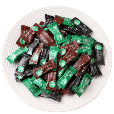 励志咖啡糖高颜值糖果奖励学生糖