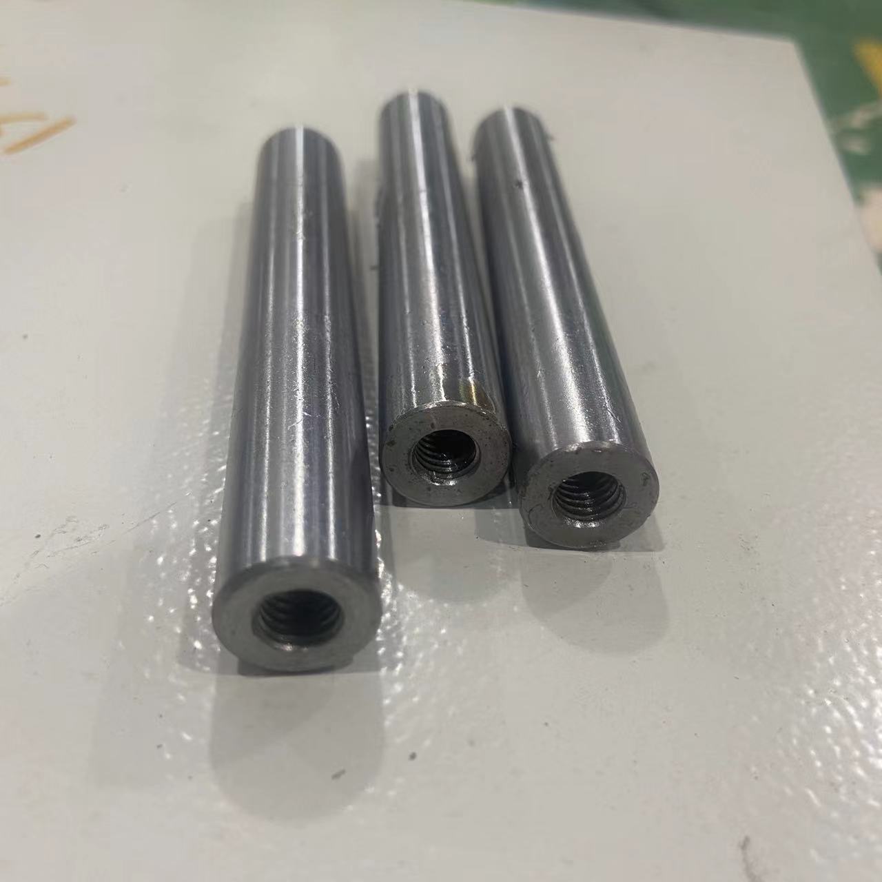 外径16MM光轴镀铬棒硬轴非标定做6/8/10/12/20双头内牙M6光面导柱